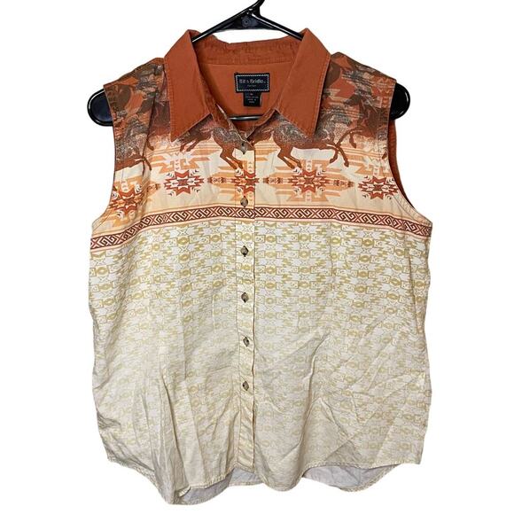 Bit & Bridle Tops - Bit & Bridle Western Collard Vest